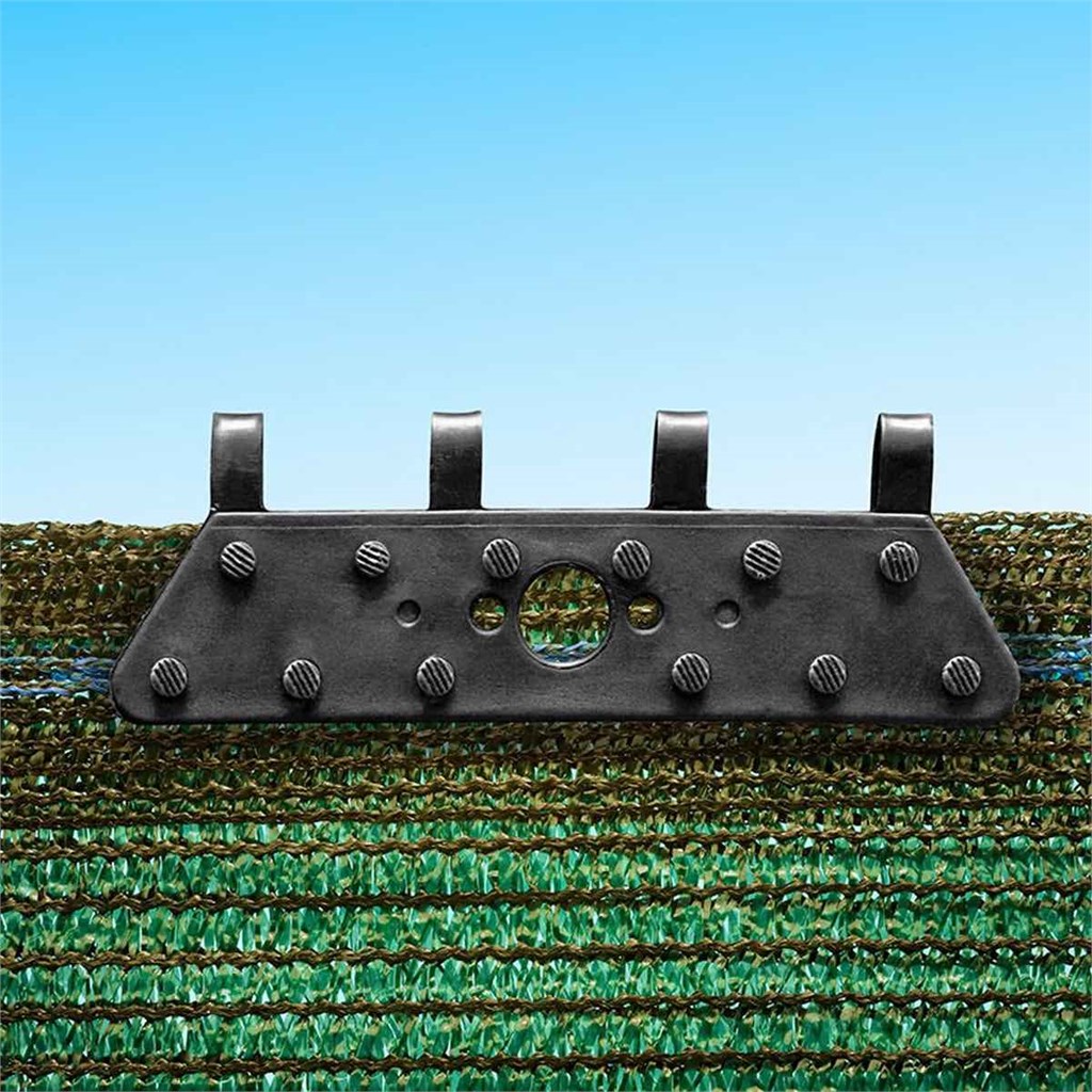 PIASTRINA CLIPPARETE NERA - 12 PUNTE - 50 PZ